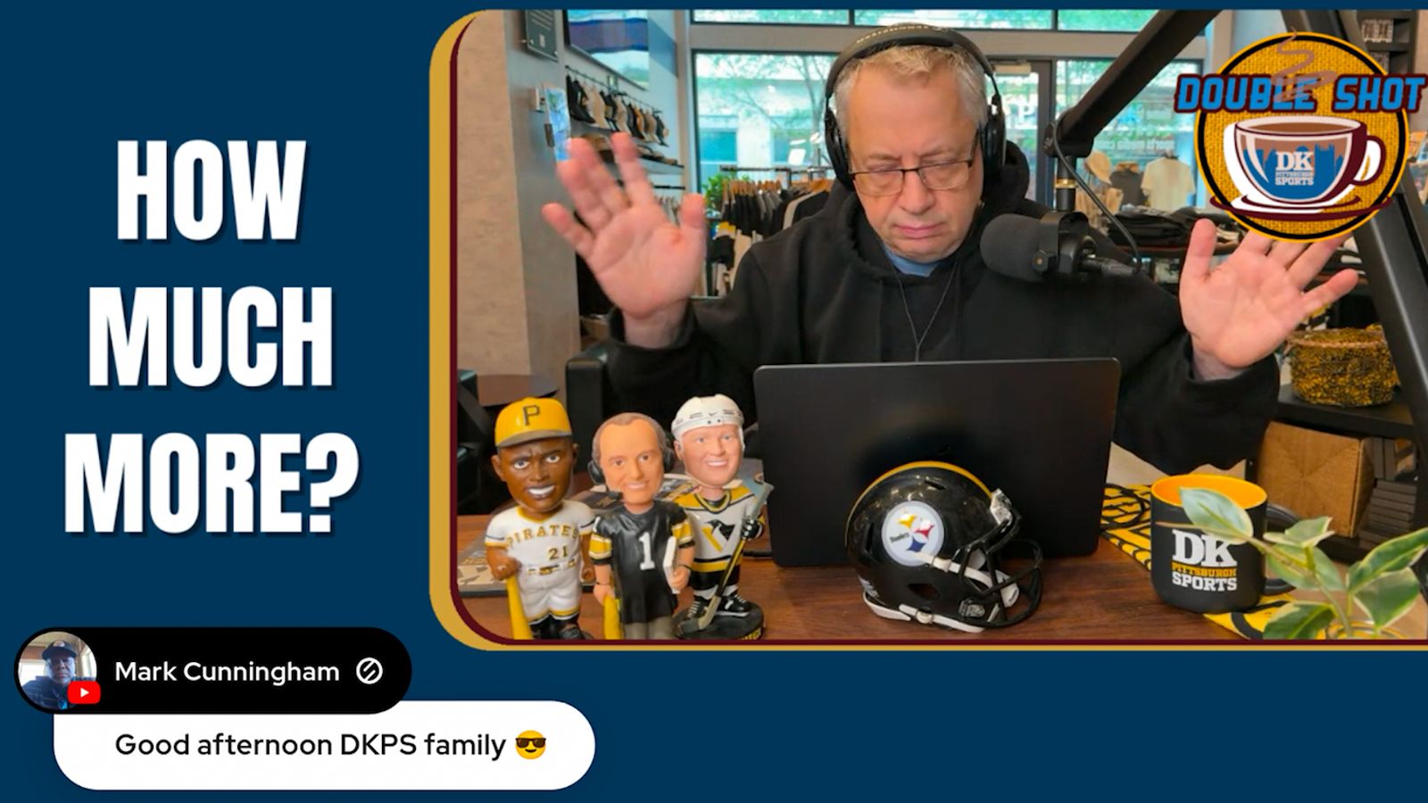 DK’s Double Shot of Steelers: How much more? taken in Downtown (Videos)